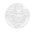 Mediyom Snake Print Clear Balloons (White)