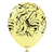 Kalisan Nebula Macaron Yellow with Black Print