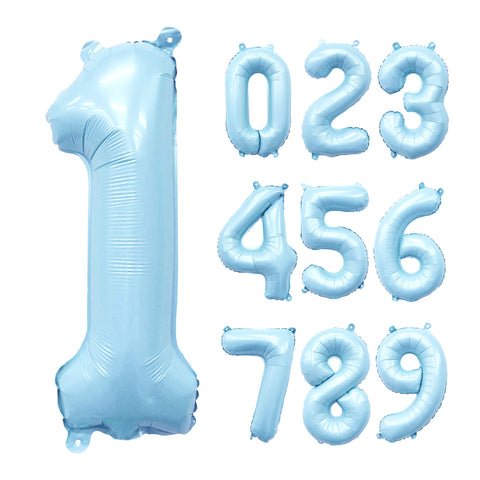 Ellies Blue Mist 32" Mylar Numbers