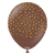 Kalisan Chocolate Brown with Gold Cheetah Print