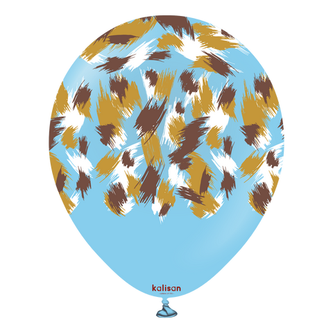 Kalisan Baby Blue with Savanna Print
