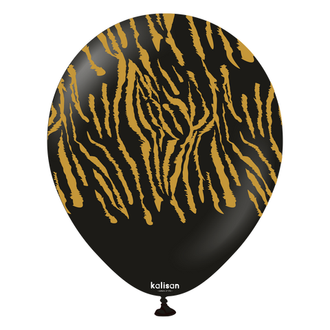 Kalisan Black with Gold Tiger Print