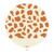 Kalisan White Sand with Caramel Brown Giraffe Print