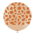 Kalisan Desert Sand with Caramel Brown Giraffe Print